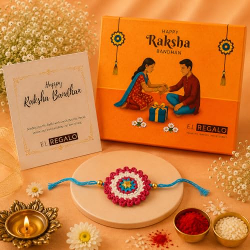 Image of El Regalo Kids Rakhi- Crochet handmade Rakhis for Little Brother /Niece /Nephew | Soft, Knitted Crochet Rakhis with Cartoon Characters- for Kids /Babies /Toddlers