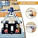 SpeTool Router Sled for Flattening Slabs, 48 inches 3-Axis Precision Height Adjustment System Router Sled Kit Reinforced Rails for Woodworking Planing Wood Slab Flattening Jig Mill