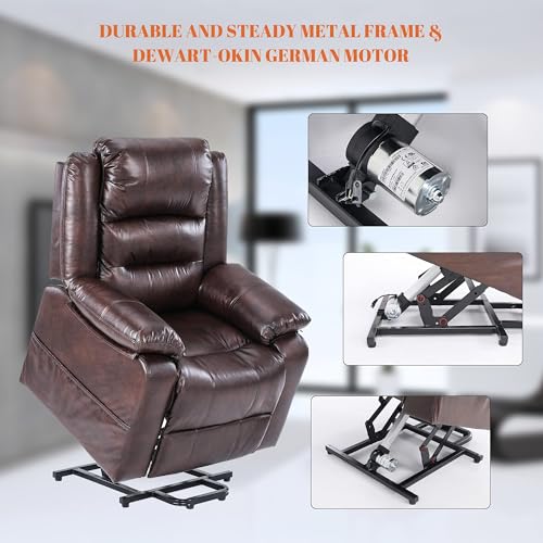 Sillón reclinable eléctrico con soporte y masaje miniatura 5