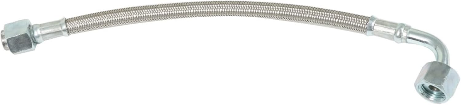 munirater Turbo Oil Feed Line Tube w/Connectors Replacement for R-am 5.9L 6.7L 2003-2019 Replacement for Cummins 24V 2003-2019