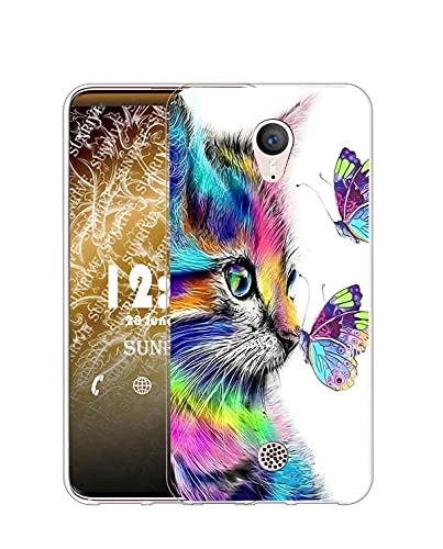 Sunrive Coque Compatible avec Wiko Tommy, Silicone Étui Housse Protecteur Souple Gel Transparent...
