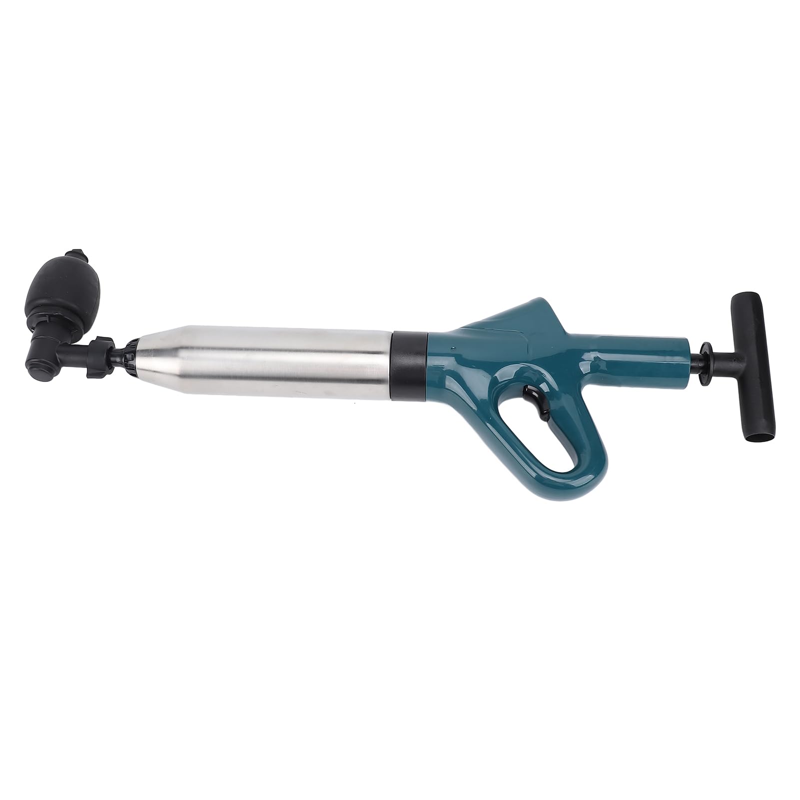 Toilet Plunger High Pressure Unblocker Drain Clog Remover Tool for Bathroom Kitchen Sink (Green)