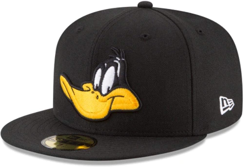 Amazon.co.jp: New Era Daffy Duck Black Looney Tunes Cap 59fifty 5950 Fitted  Limited Edition : Clothing, Shoes \u0026 Jewelry