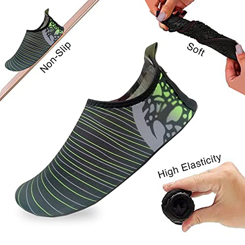 Men’s Flexible Aqua Socks, Swim Shoes, Summer Outdoor Shoes for Water Sports, Pool, Sea, Beach Activities3