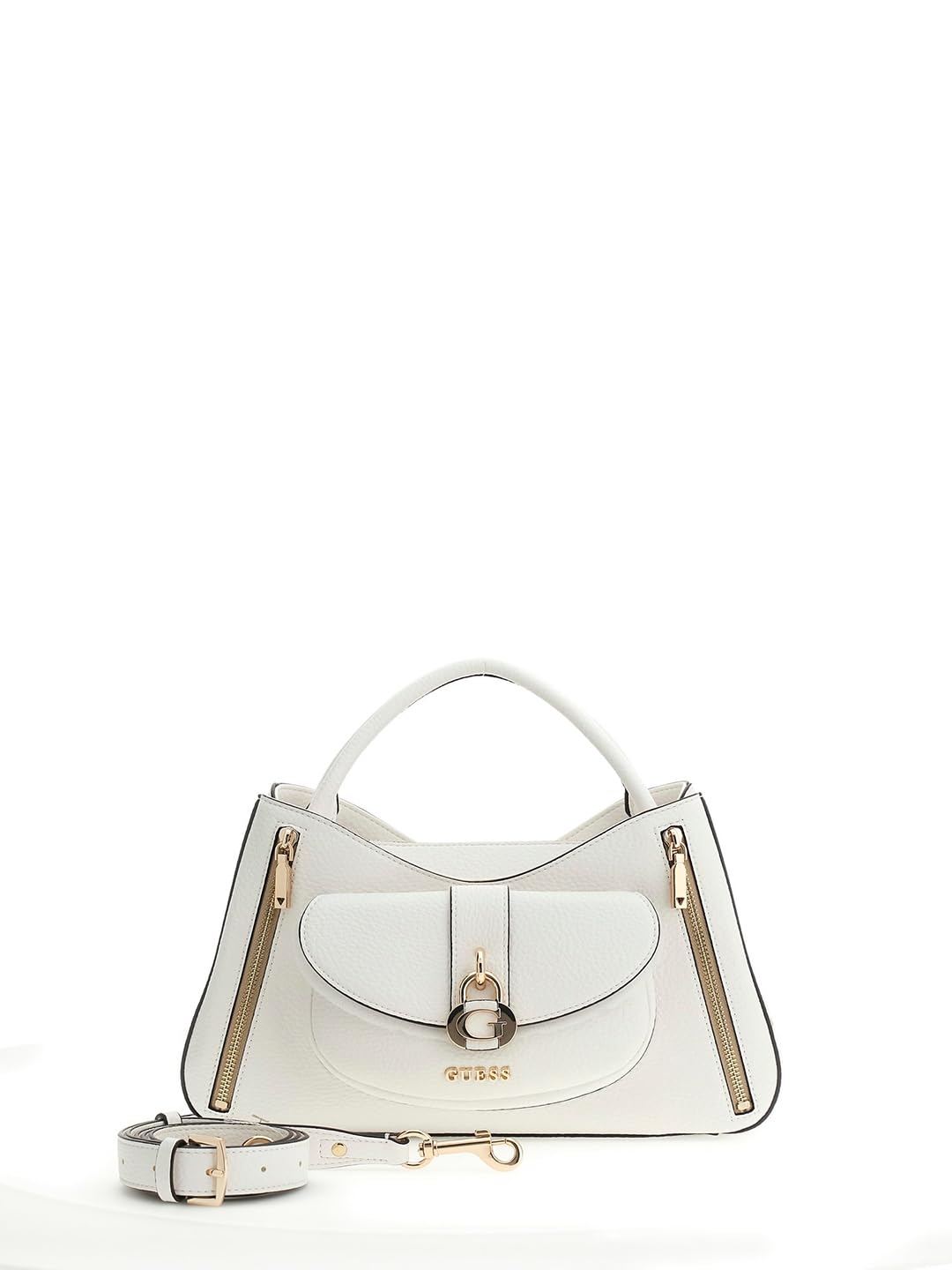 GUESS borsetta borsa a tracolla Jessa Girlfriend Bag White avorio