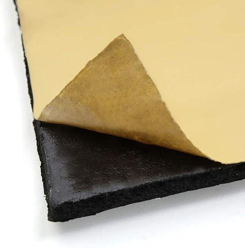 Vista 48 de uxcell 394mil 6.4 sqft almohadilla de estera impermeable para aislamiento del calor, aplicación en silenciador, tubo de escape de autos 40" x 24