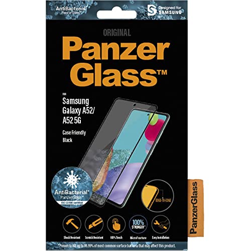 PanzerGlass Edge-to-Edge for Galaxy A52 5G - Black