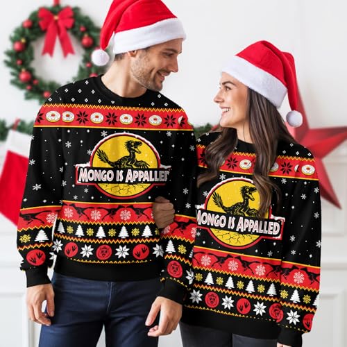 Image of 99TIMORO Crawler Game Ugly Christmas Sweater for Men and Women, Holiday Pullover Novelty Crewneck Sweatshirt, Festive Outfit Gift