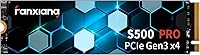 Vista 1 de fanxiang S500 Pro 512GB NVMe SSD M.2 PCIe Gen3x4 2280 Unidad de Estado Sólido Interna, Cache SLC 3D NAND TLC, Hasta 3200MB/s, Compatible con Laptops