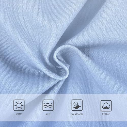 Joisal Elegant Blue Salvia Gradient Panties for Girl Girls Underwear Toddler Cotton Flower Briefs Underpants 2t3