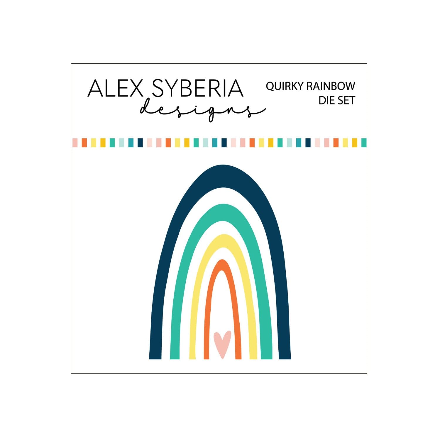 Alex Syberia Designs Quirky Rainbow Die Set
