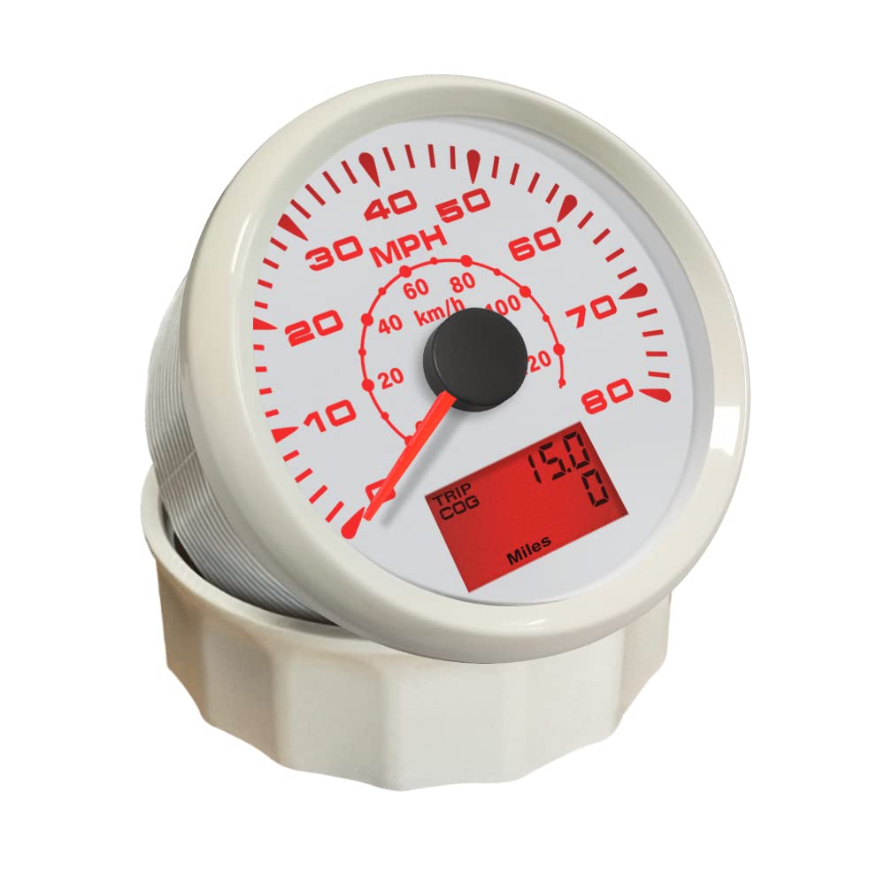 Tachimetro GPS Per Barche E Auto - Digitale, Impermeabile IP67, Display 85mm | Contamiglia Con Unità Regolabili - Foto 10