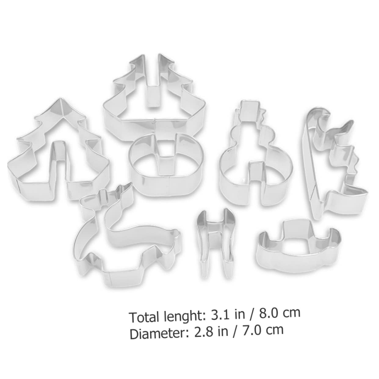 TOPBATHY 40 Stk Ausstechformen Keksform keksausstecher selber machen Mondform weihnachts plätzchenformen keksform ostern Gebäck schöner Keksausstecher Plätzchenform selber machen