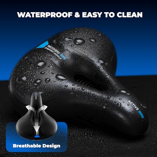 ROCKBROS Fahrradsattel Bequem Gelsattel Herren Damen Ergonomischer Breiter Fahrradsitz Weich Memory...