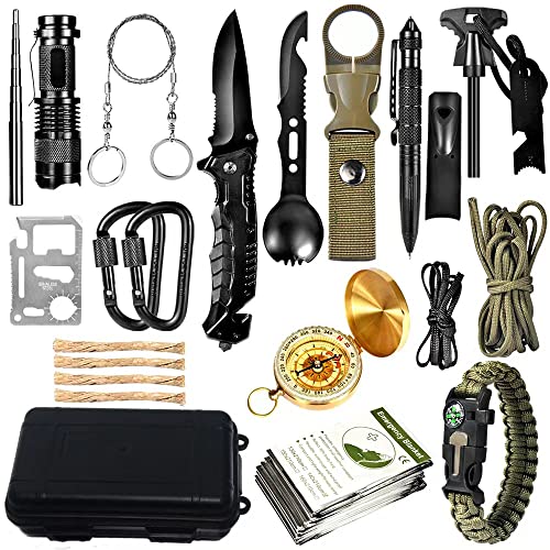 Kit di sopravvivenza, kit di sopravvivenza, kit di sopravvivenza, campeggio e escursionismo, kit di sopravvivenza