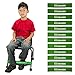KICK BANDS Chair Bands for Kids with Fidgety Feet 12-Pack - ADHD Fidget Kickbands for Classroom Chairs & Desks - Solace Sensory Kickband (GREEN)