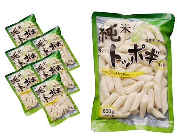 Amazon.co.jp: 珍味堂 純米 トッポギ600g×6袋セット □お餅 トッポギ