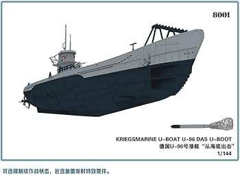 Amazon | NEVERLAND HOBBY 1/144 ドイツ海軍 U ボート Type VIIC U-96