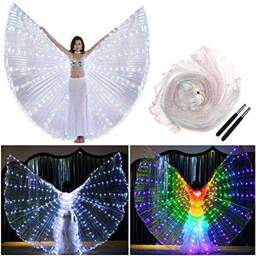 Ailes de danse du ventre LED pour le carnaval et les spectacles de scène féeriques - 3