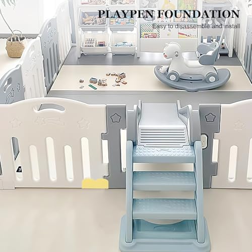 Image of ULTECHNOVO Anti-Slip Playpen Stabilizer 2-Pack 7.20In Plastic Baby Playard Fixator with Non-Skid Base for Secure Nursery Playpen Support and Safety