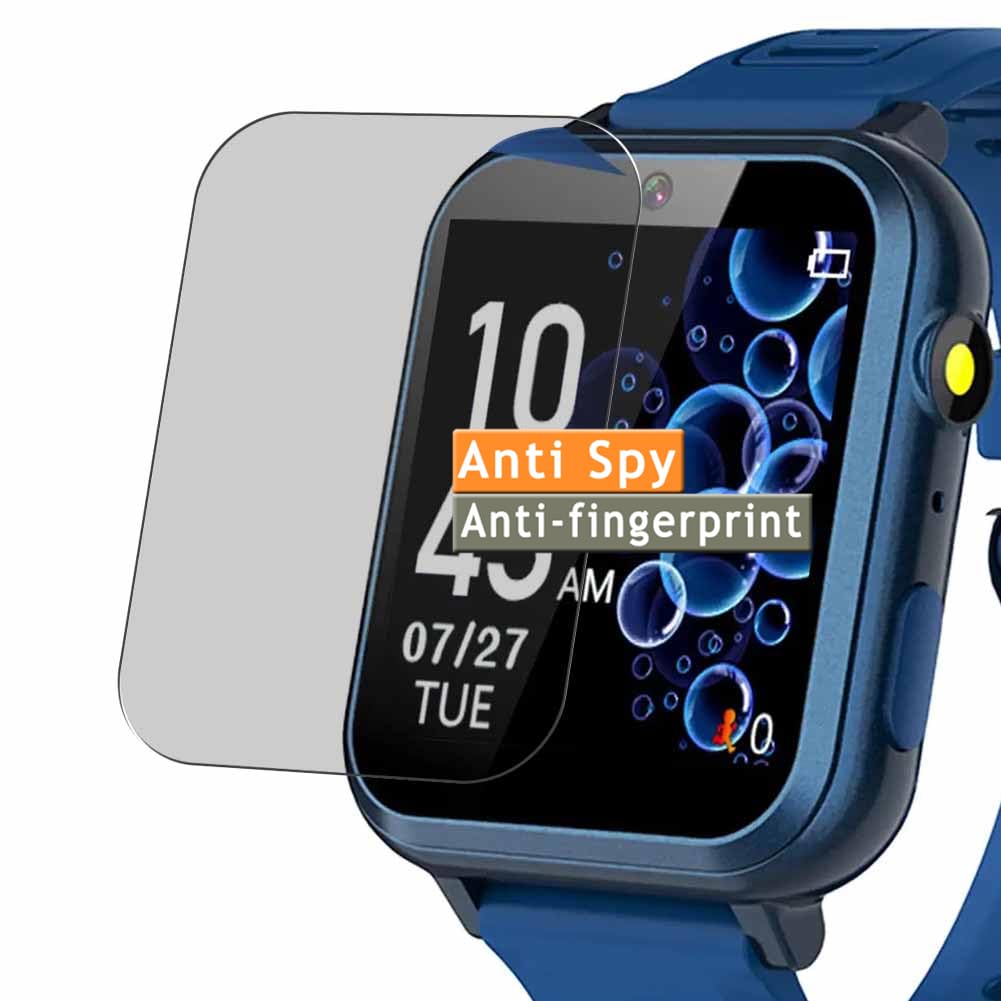 Vaxson Privacy Screen Protector, compatible with Tixpc AIWIEP Spodus Cosjoype s16 kids 1.54" Smart Watch smartwatch, Anti Spy Guard Film Protectors Sticker [NOT Tempered Glass]