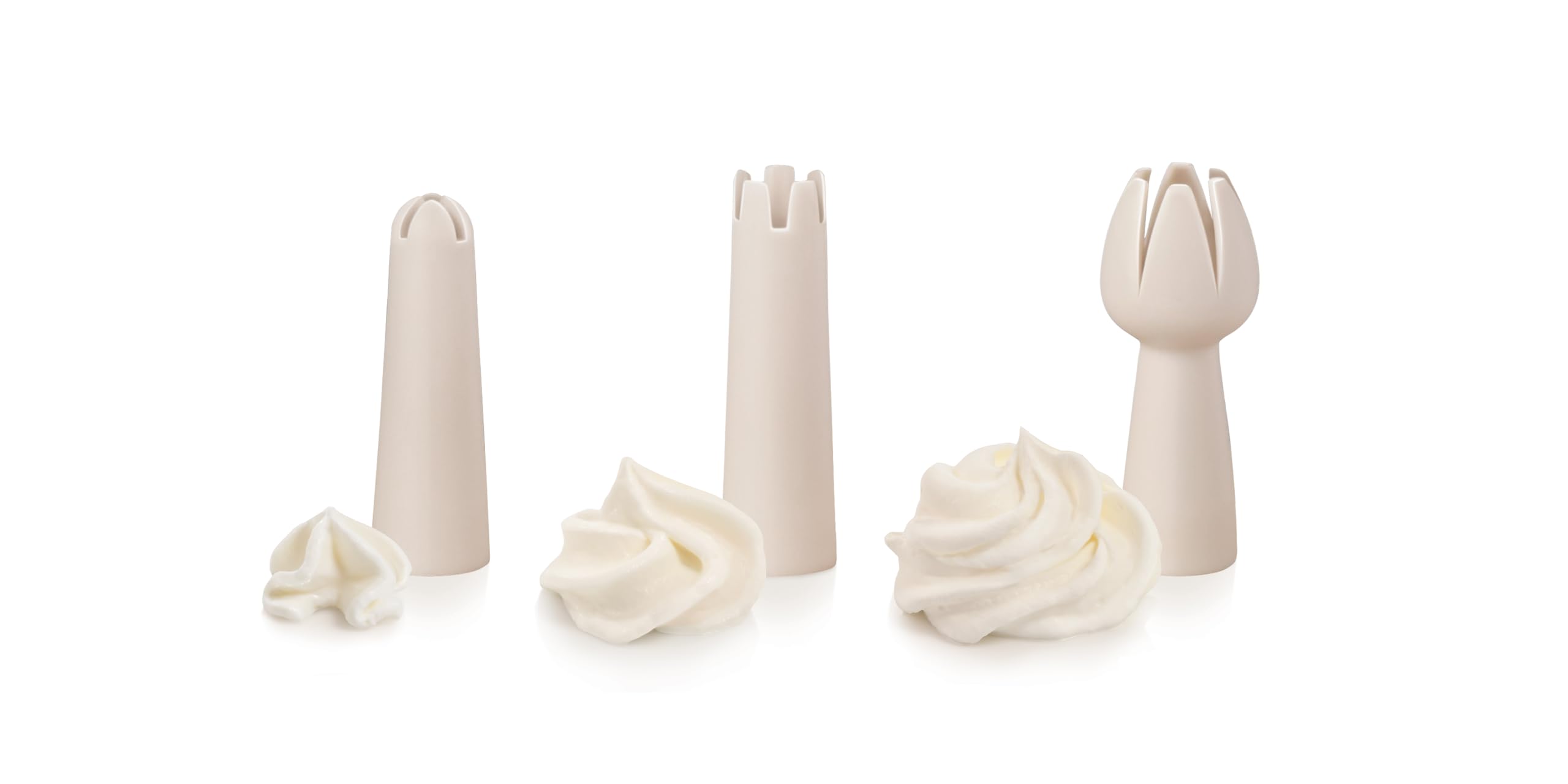 Tescoma 630546 Sifone per panna montata 0,5 litri, Alluminio, con 3 beccucci decoratori, linea Delícia