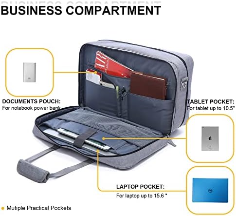 Sucipi Weekender Bag Personal Item Carry On Bag for Spirit Airlines Large Travel Duffle Bag,Gray 3 Sucipi Weekender Bag Personal Item Carry On Bag for Spirit Airlines Large Travel Duffle Bag,Gray