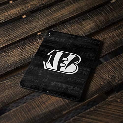 Skinit Decal Tablet skin compatible with iPad Pro 11in (2020) - Officially Licensed NFL Cincinnati Bengals Black & White Design