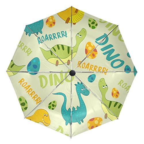 Parapluie Automatique Incassable : Finies les Rafales avec le Pliant Dinosaure