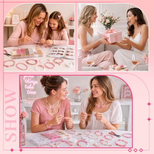 Image of Wurosi Jewelry Making Supplies Kit, Bracelet Making Kit for Adult