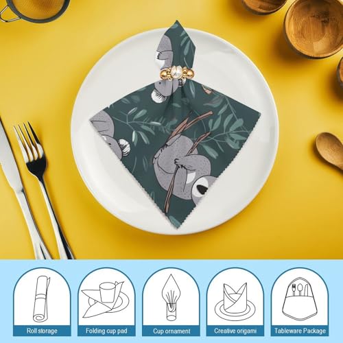 Servilletas de Tela Cuadradas Reutilizables 18x18 Pulgadas miniatura 7