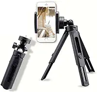 Mini Tripé de Mesa TriPod Portátil Flexivel Suporte Para Celular Universal Smartphone Articulado 360 Vídeos e Fotos