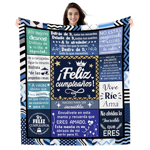 Amorea Regalo de cumpleaños Mantas para Hombres Niños Ideas de Mantas de Feliz Cumpleaños para Hijo Hermano Nieto Papá Abuelo Tío Amigo Regalo de Feliz cumpleaños para él (Feliz cumpleaños-él) Amorea Regalo de cumpleaños Mantas para Hombres Niños Ideas de Mantas de Feliz Cumpleaños para Hijo Hermano Nieto Papá Abuelo Tío Amigo Regalo de Feliz cumpleaños para él (Feliz cumpleaños-él)