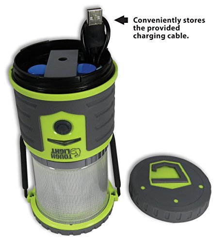 Tough Light Led Rechargeable Lantern - 200 Hours Of Light Plus A Phone Charger For Hurricane, Emergency Or Camping, Long Lasting Battery- Free 2 Year Warranty #TOP3
