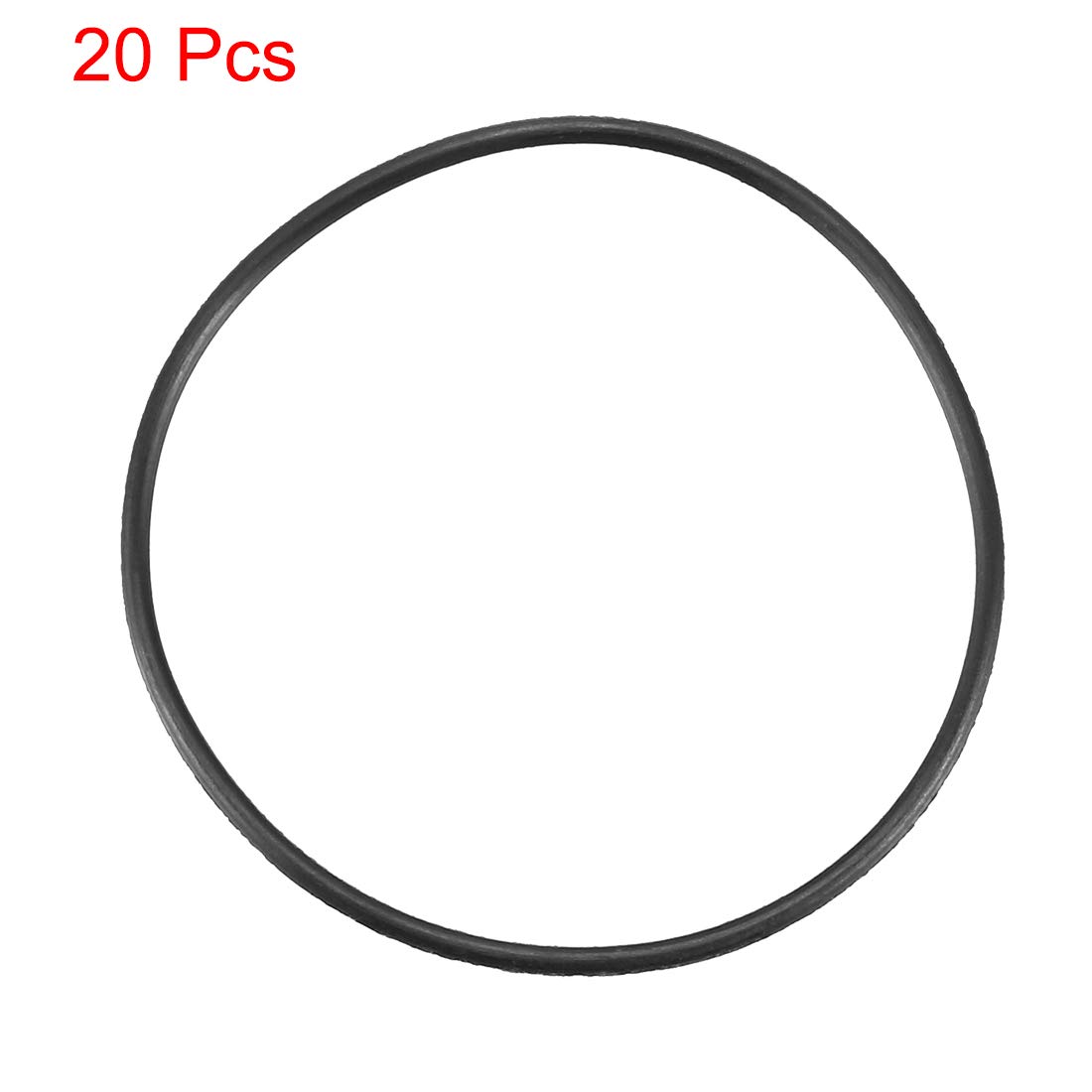 Uxcell Nitrile Rubber O-Rings, 13mm OD 9mm ID 2mm Width, Metric Nitrile Rubber Sealing Gasket, Pack Of 20