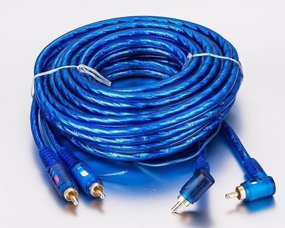 Premium Male to Male Audio Video RCA Cable 5 Meter for Car Stereo Amplifier | Car Stereo Amplifier Audio Video Copper RCA Cable-picture-30
