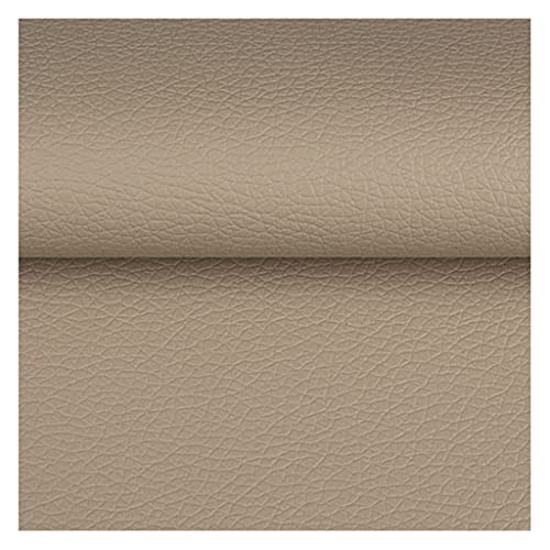 Tissu en cuir pour bricolage simili cuir PU abricot 1.4x4m drap décoratif de couture
