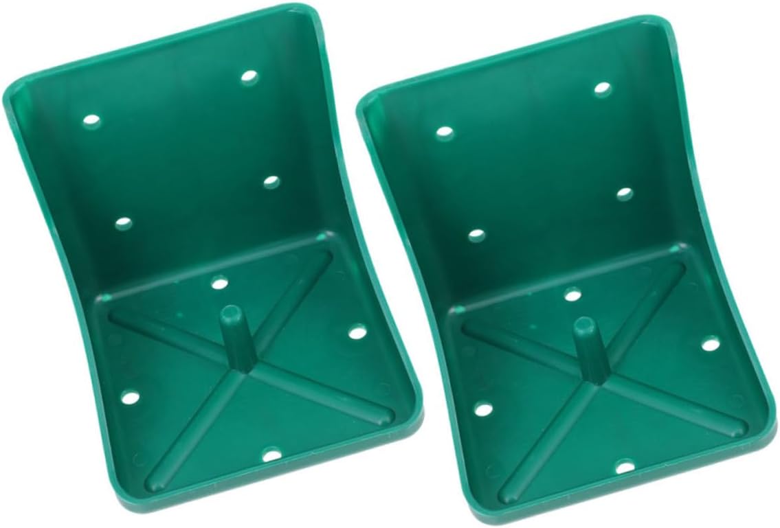 2pcs Livestock Salt Blocks Feeding Box Salt Brick Holder for Cattle Sheep and Horses Easy to Clean and Assemble Nutrition Lick Brick Feeder