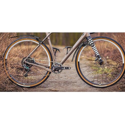 Guardabarros de bicicleta de facil montaje para evitar la suciedad en carretera y grava 5
