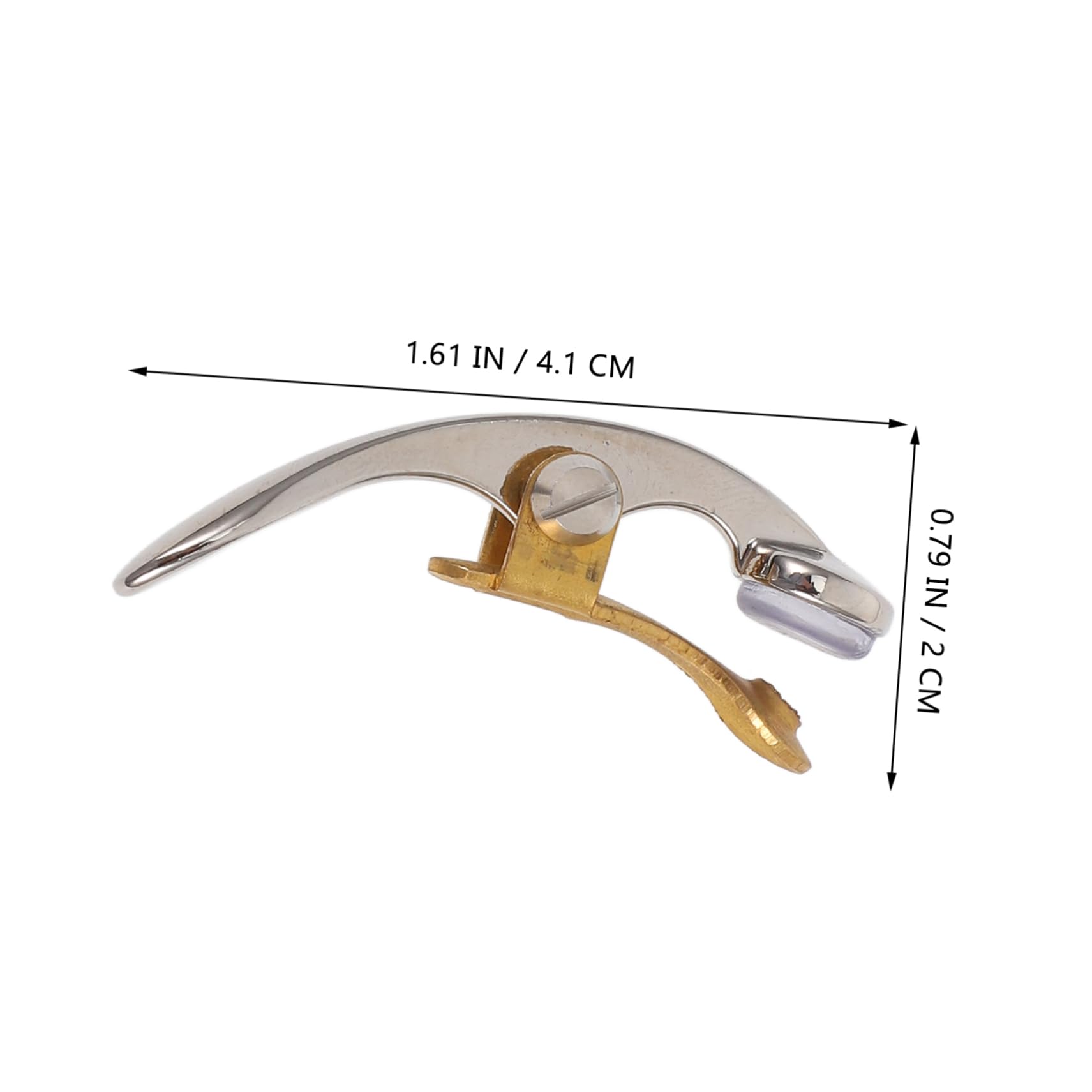 SUPVOX Professional Trumpet Watergate Key Trumpet Drain Accessory Easy to Install Replace Silver