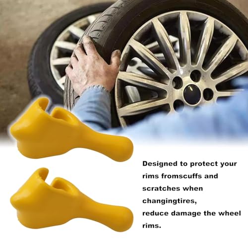 Image of RULLINE 2PCS Tire Change Tool Cast Iron Coated Bead Keeper Bead Retainer tire mounting Tools