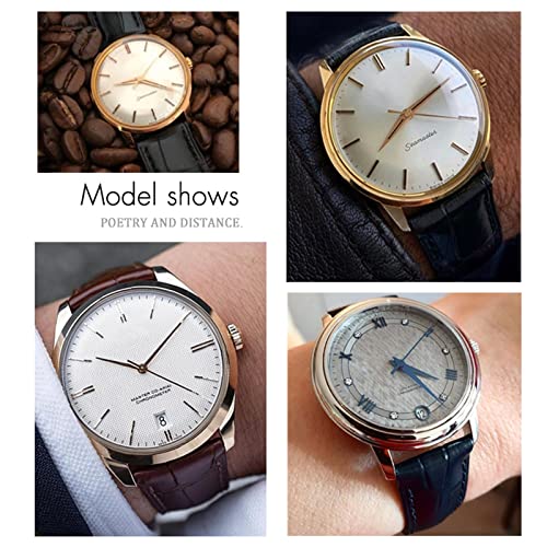 Bracelet montre cuir crocodile 22mm Omega Seamaster 300 Speedmaster - 5