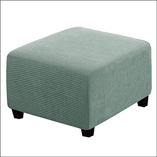 Qiden Square Footstool Ottoman Plush