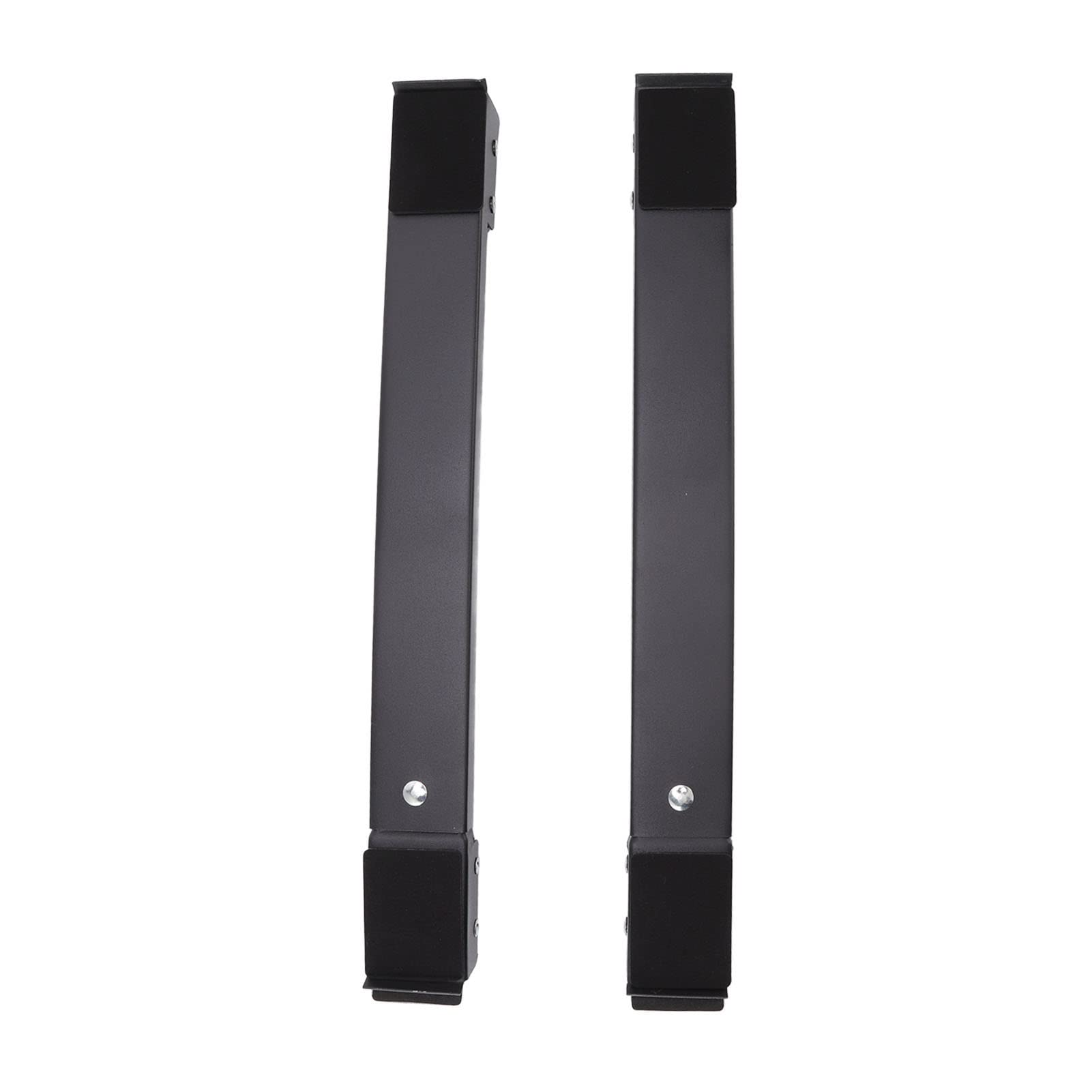 Refrigerator Raised Base, Labor Saving Mobile Roller Stand 2PCS Large Bearing Area with Non Slip Pads for Moving Furniture or Appliance(Black)