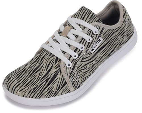 WHITIN Women's Wide Canvas Barefoot Sneakers