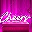 Cheers Neon Sign USB Powered with Dimmable Switch,LED Neon Light Sign ...