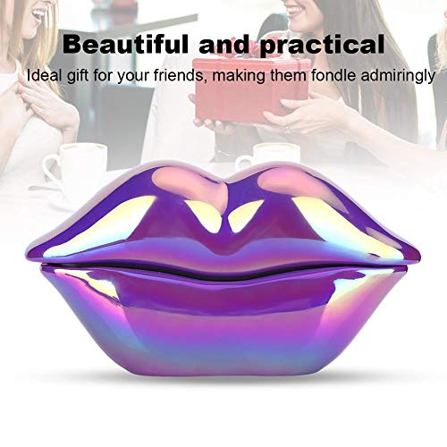 Tosuny-Lips-Landline-Telephone-Purple-Lips-Telephone-Electroplate-Desktop-Landline-Phone-Cute-Lip-Shape-Telephone-for-Home-Office