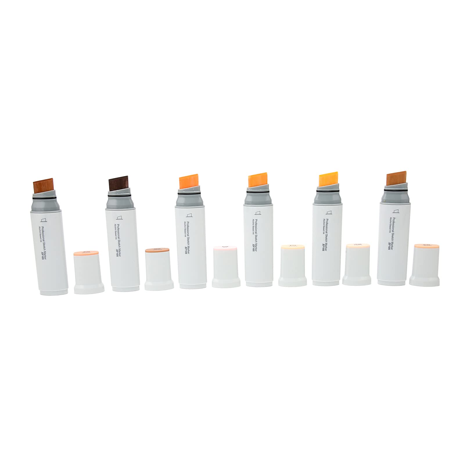 Acouto Markery z szeroką końcówką Atrament do Wielokrotnego Napełniania Markery z farbą alkoholową do Plastiku Drewno Szkło 12 szt. Standardowa Seria Kolorów Szeroka Końcówka Duża, Która z szeroką