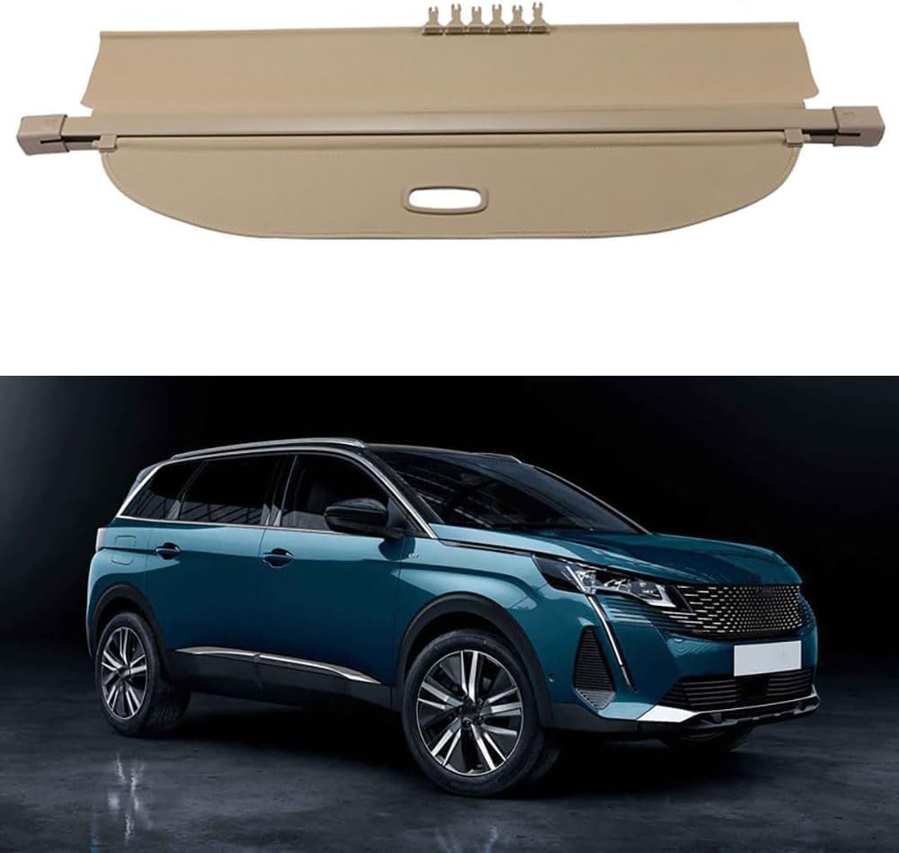 Cubreobjetos retráctil Peugeot 5008 de alta durabilidad y ajuste perfecto