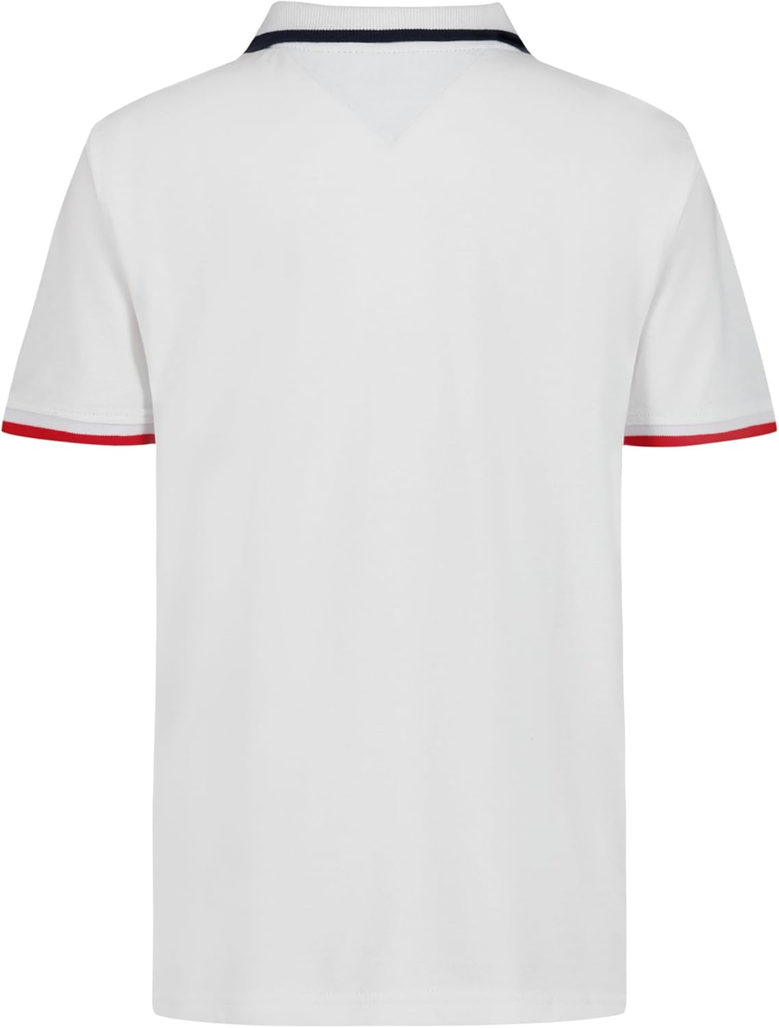 Tommy Hilfiger Boys Short Sleeve Premium Pique Polo Shirt, Button Closure, Soft & Comfortable - Image 3